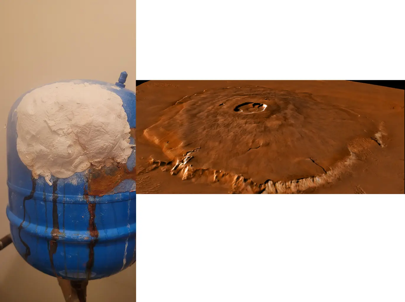 A Comparison See! It's Olympus Mons